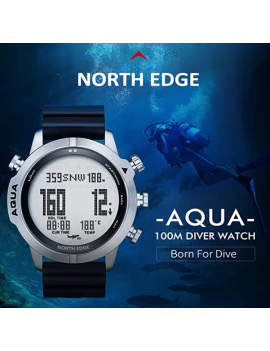 NORTH EDGE Aqua Men's Diving Computer Watch