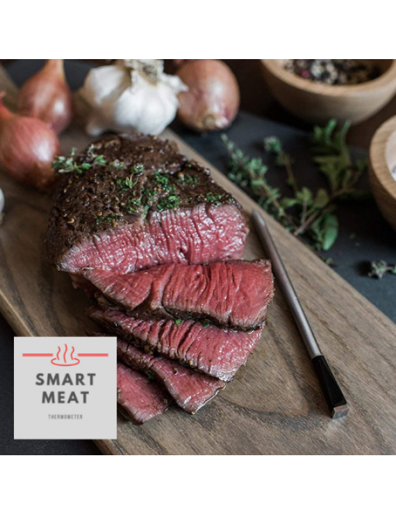 Smart Wireless Meat Thermometer :: New Model with 50m Bluetooth Range